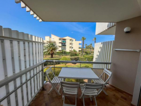 Studio cabine avec piscine, parking sécurisé et accès direct plage à Saint-Cyprien - FR-1-753-15
